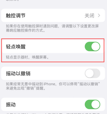 潮南苹果售后服务分享iPhone轻点唤醒功能屏幕无反应 